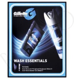Gillette Wash Essentials Arctic Ice 250ml Shower Gel + 150ml Deodorant