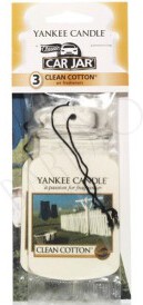Yankee Candle Clean Cotton Car Jar 3-Pack