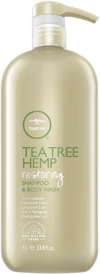 Paul Mitchell Tea Tree Hemp Restoring Shampoo and Body Wash 1000ml