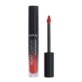 Isadora Velvet Comfort Liquid Lipstick Hot Coral 57 (2)