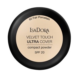 IsaDora Velvet Touch Ultra Cover Compact Powder SPF 20 60 Fair Porcelain (2)