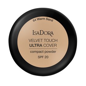 Isadora Velvet Touch Ultra Cover Compact Powder SPF 20 Warm Sand 64 (2)