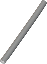 Flexible rod L grey 18 mm                                                      